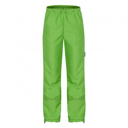 Dětské mikrovláknové kalhoty do kapsy zelené