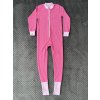 Dětské pyžamo overal s ťapičkami Puntík růžový