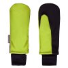 Dětské softshellové rukavice zelené