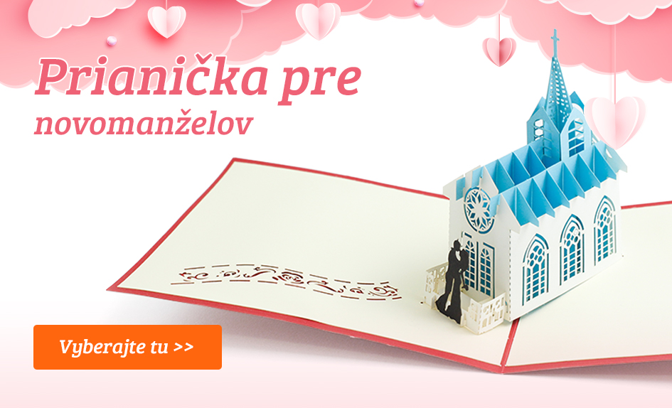3D Prianičko pre novomanželov - 3D prianie Svadba v kostole - veselastena.sk