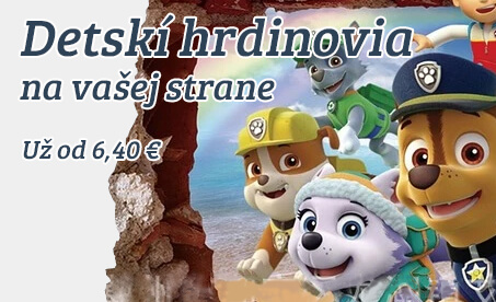 Detskí hrdinovia na vašej strane - samolepky na stenu - veselastena.sk