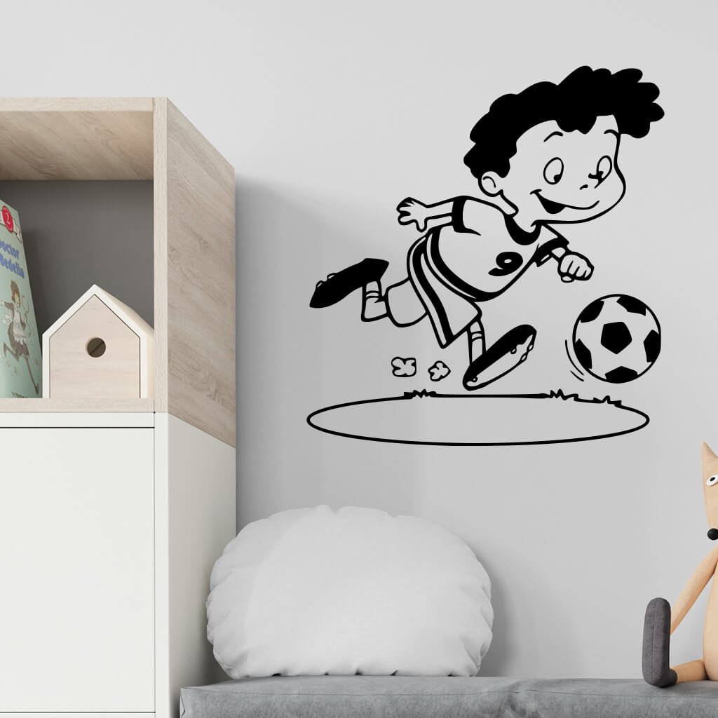 Samolepka Chlapček futbalista