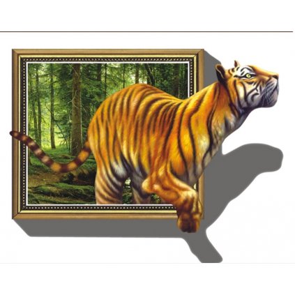 Samolepka Tiger v obraze