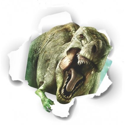 Samolepka Tyranosaurus Jurský park