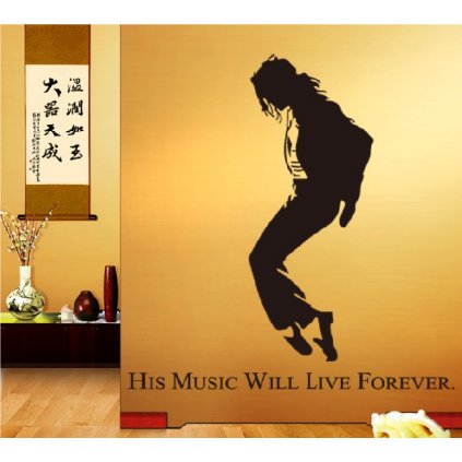 Samolepka na stenu Michael Jackson