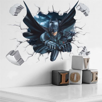 samolepka na stenu Batman