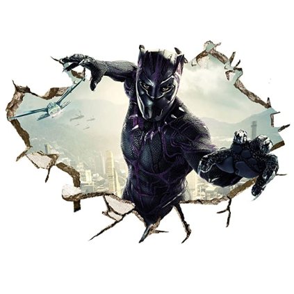 Samolepka na stenu Black Panther|Veselastena.sk