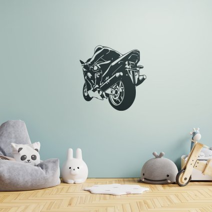 Samolepka Športová motorka