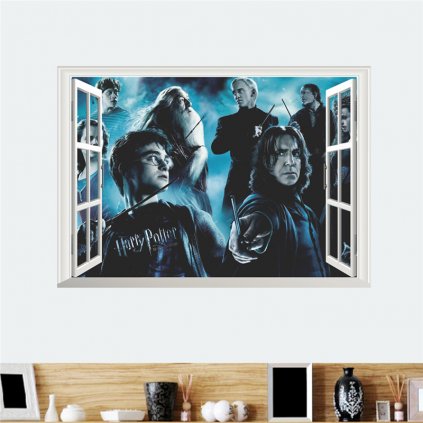 samolepka na stenu Harry Potter a čarodejníci