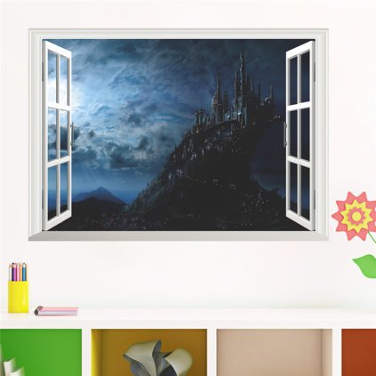 samolepka na stenu Harry Potter škola Rokfort