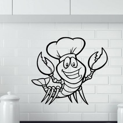 Samolepka Krab kuchárom