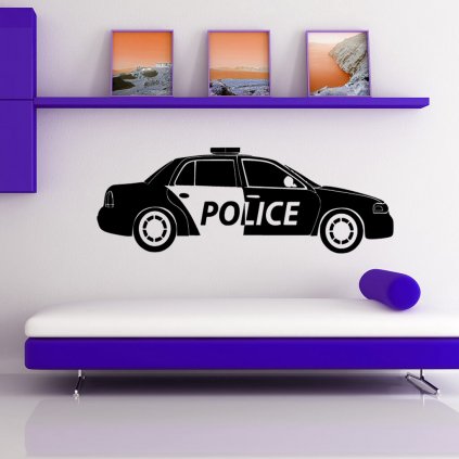 Samolepka Policajné autíčko