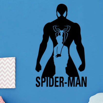 Samolepka Spiderman silueta