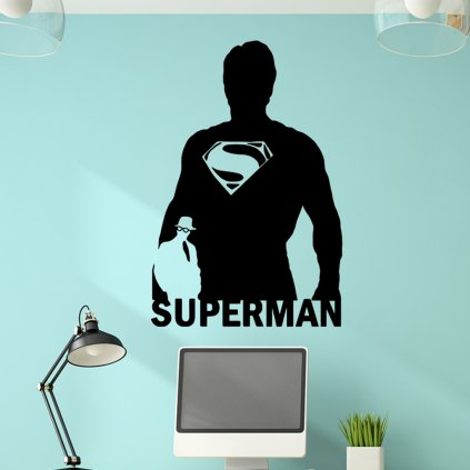 Samolepka Superman silueta