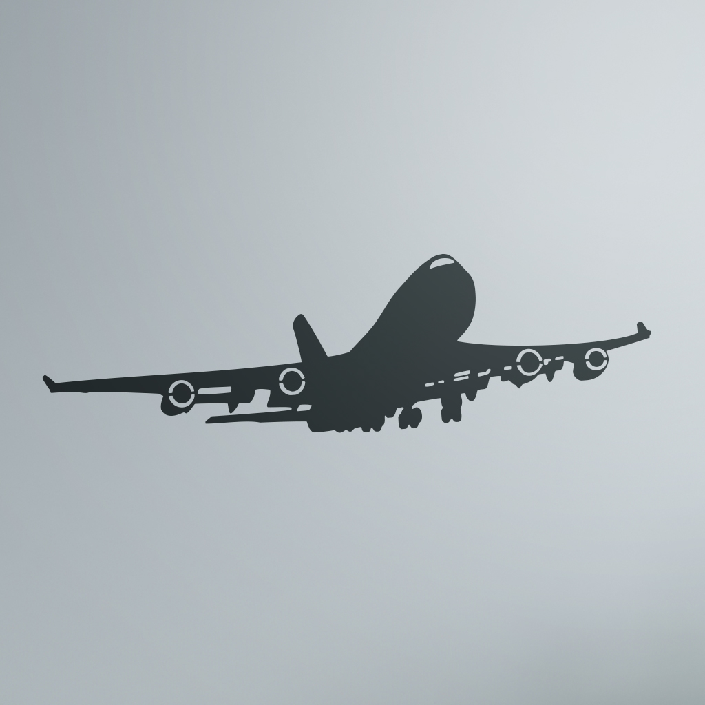 Samolepka Lietadlo B 747
