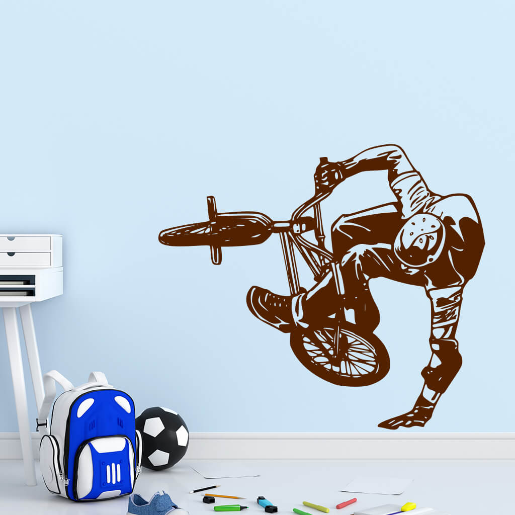 Samolepka BMX Freestyle Farba: hnědá, Veľkosť: 100 x 87 cm