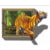 Samolepka Tiger v obraze