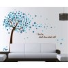 Samolepka na stenu Modrý strom
