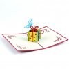3D prianie Darček k narodeninám s motýlikom