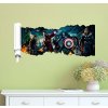 samolepka Avengers, Hulk, Hawkeye, Iron Man, Nick Fury, Kapitán Amerika, Black Widow a Thor