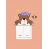 Samolepka na vypínač Medvedík
