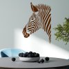 Samolepka Hlava zebry