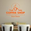 Samolepka Chuť čerstvej kávy