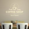 Samolepka Chuť čerstvej kávy