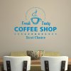 Samolepka Chuť čerstvej kávy