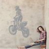 Samolepka Motokrosové dievča