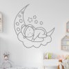 Samolepka Noc na mesiačiku