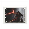 Samolepka Kylo ren za oknom