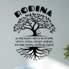Samolepka Rodina s koreňmi