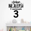 Samolepka Všetko najlepšie