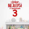 Samolepka Všetko najlepšie