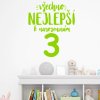 Samolepka Všetko najlepšie