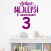 Samolepka Všetko najlepšie