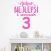 Samolepka Všetko najlepšie