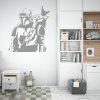 Samolepka Mandalorian a Grogu