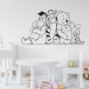 Samolepka Macko Pú a kamaráti