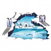 samolepka na stenu Ľadový svet ľadový medveď tučniak delfín 