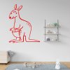 Samolepka Roztomilá Kengura
