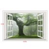 Samolepka Strom za oknom v mlze
