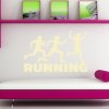 Samolepka Running