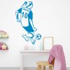 Samolepka Futbalistka s menom