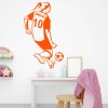 Samolepka Futbalistka s menom