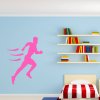 Samolepka Silueta bežca