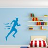 Samolepka Silueta bežca