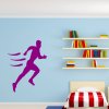 Samolepka Silueta bežca