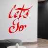 Samolepka Let’s Go